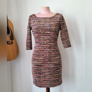 AS U WISH Multicolor Knit Mini Dress M 🌈